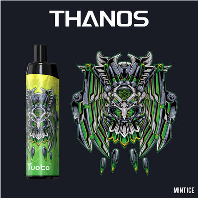 Yuoto Thanos 5000 Puff Одноразовый Vape 14 мл E Тип жидкости c перезаряжаемый