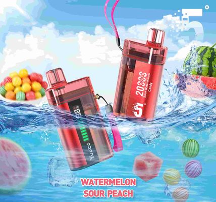 Регулируемая затяжка одноразовой электронной сигареты YUOTO с аккумулятором ёмкостью 850 мАч и содержанием никотина 0%