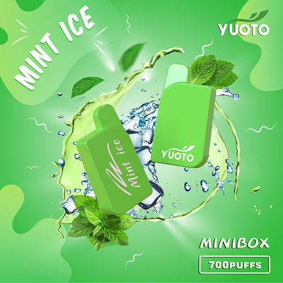 Слоек коробки 700 Yuoto батарея 450mAh 2.3ml 15 вкусов Vape мини устранимая