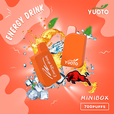 Слоек коробки 700 Yuoto батарея 450mAh 2.3ml 15 вкусов Vape мини устранимая