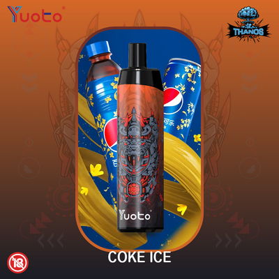 Никотин Dispoable Vape перезаряжаемые 5% пузыря Yuoto слойки Thanos 5000