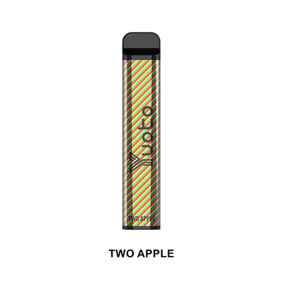 Yuoto Longest Lasting Disposable E Cig XXL 2500 Puffs Double Apple 50mg 7ml Juice