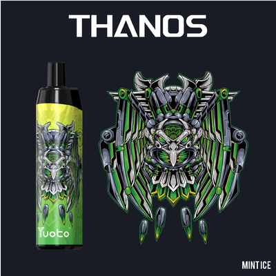 Никотин 5% высококачественной катушки перезаряжаемые 650mAh 14ml сетки ручки Vape E-сигарет Yuoto Thanos 5000puff устранимой Vape