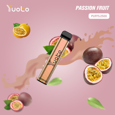 1200mAh 100% первоначальное Yuoto XXL 2500 сопит устранимые вкусов Vape 7ml e жидкостные 25
