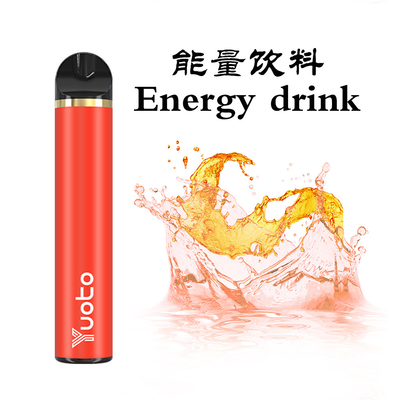 Первоначальный вкус Yuoto 1500 сопит устранимый никотин vape 2%