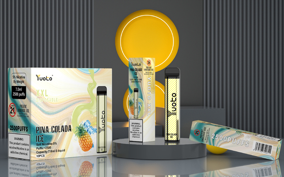 Первоначальная слойка Yuoto XXL 2500 вкусов, устранимая фабрика wholsale никотина сигареты 2% e
