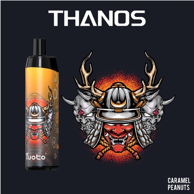 Никотин 5% высококачественной катушки перезаряжаемые 650mAh 14ml сетки ручки Vape E-сигарет Yuoto Thanos 5000puff устранимой Vape