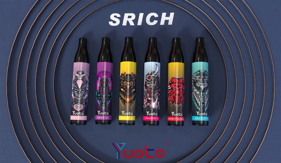 Популярное Yuoto 2000 сопит ручка Vape E-сигарет сока 850mAh катушки 6ml e сетки vape Vape устранимая