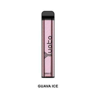Лучшая электронная сигарета 2022 Yuoto XXL 2500 Puffs Guava Ice без перезаряжаемой батареи 1200 мАч