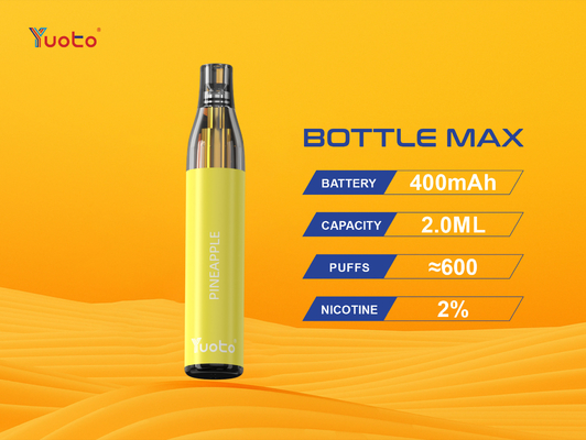 Tpd аттестовало сетку вкуса бутылки максимальную 600puff 2.0ml Yuoto Multi свертывает спиралью устранимое