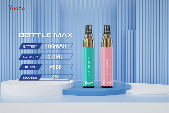 Tpd аттестовало сетку вкуса бутылки максимальную 600puff 2.0ml Yuoto Multi свертывает спиралью устранимое