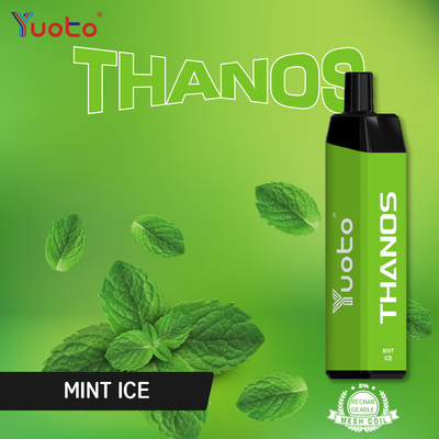Yuoto Thanos 5000 сопит вкусов устранимой катушки сетки Vape перезаряжаемые 19 в запасе