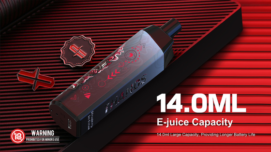 Сетка Yuoto устранимая Vape меняемых слоек патрона 5000 свертывает спиралью перезаряжаемые