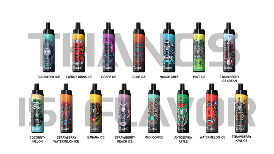Заводская цена Одноразовая капсула 14 мл E-Liquid 650 мАч Аккумулятор Yuoto Thanos 5000 Puffs Mesh Coil для большего дыма
