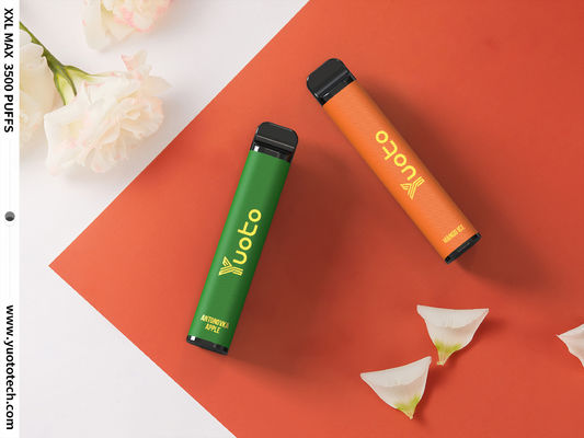 Новый Yuoto XXL MAX 3500 Puffs Одноразовая катушка Vape с мятой, слоеная мята со вкусом льда