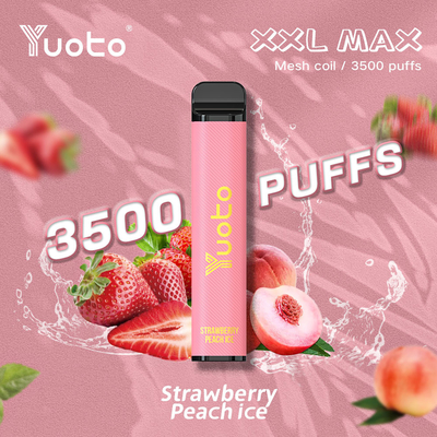 Yuoto New Release XXL Max 3500 Puffs Электрический кальян Vape Pod Factory Прямо с черничного льда