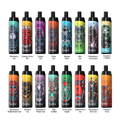 Yuoto Thanos 5000 Puffs Одноразовый кальян Vape Pen с 14 мл E-Liquid 650 мАч Сетчатая катушка батареи