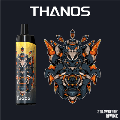 Одноразовая электронная сигарета со вкусом яблока Vape 5000 Puffs с сетчатой ​​катушкой 14 мл E-Liquid 650 мАч аккумулятор