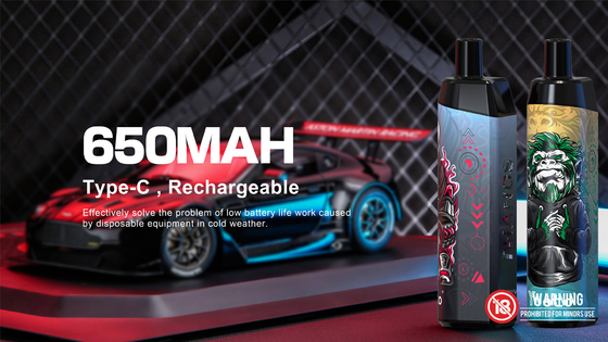 2022 Новое поступление одноразовая электронная сигарета Vape14 мл E-Liquid 650 мАч батарея виноградный лед для дистрибьюторов слойки