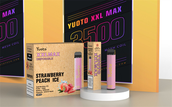 новый дизайн Yuoto xxl max 3500 затяжек одноразовый набор для вейпинга mix flavros оптовая цена