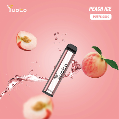 ODM Yuoto XXL 2500 сопит устранимый никотин батареи 7.0ml Ejuice 0% 2% 5% стручка 1200mAh с оптовой ценой фабрики