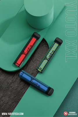 Yuoto XXL 2500 Puffs Одноразовый кальян Vape Pen с аккумулятором 7 мл E-Liquid 1200 мАч напрямую с завода в Китае