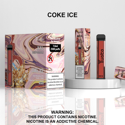 Китай Фабрика Оптовая Одноразовые Vape Pen с 7 мл E-жидкость 1200 мАч аккумулятор клубничный киви лед