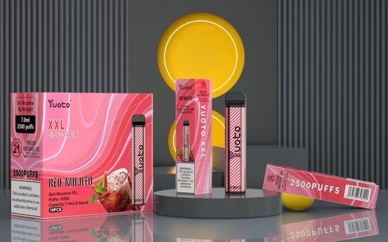 Одноразовые Vape Pod 2500 Puffs Banana Flavor Yuoto XXL 7,0 мл Ejuice 1200 мАч Аккумуляторная батарея Китайская фабрика