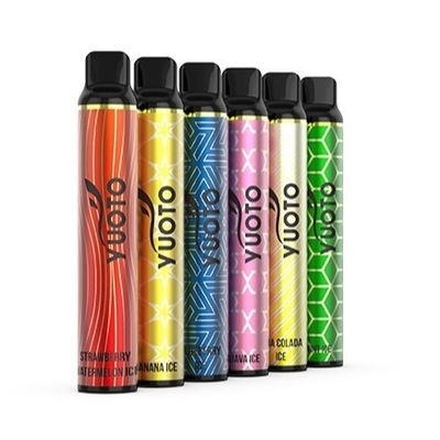 Yuoto 3000 Puffs Cotton Candy Ice Одноразовый набор Vape 50 мг никотина 1350 мАч Аккумулятор