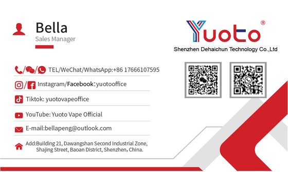 Горячие продажи Yuoto Pina Colada Flavor 2500 Puff Bar 7 мл Ecig Одноразовые стручки Vape
