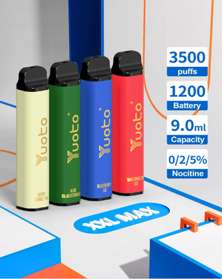 2023 Новый выпуск Высококачественный индивидуальный логотип Yuoto 3500 Puff Одноразовые батончики Vape Nut Вкус