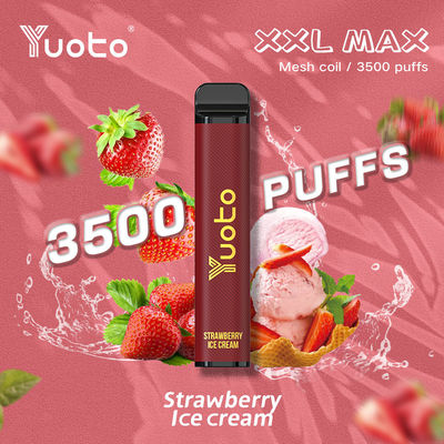 Фабричная оптовая продажа одноразовых Vape Pen Yuoto XXL Max 3500 Puffs Mesh Coil 9ml E-Liquid 1200mAh Battery