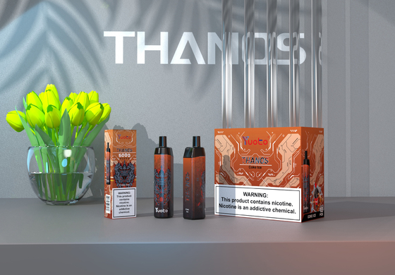 Сигарета 14ML 650mAh Yuoto Thanos e, 5000 слоек пишет катушку сетки кальяна с типом c