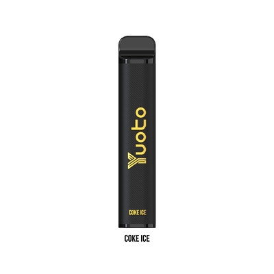 Сетка льда кокса Yuoto XXL МАКС устранимая Vape свертывает спиралью слойку никотина 3500 5% 2%