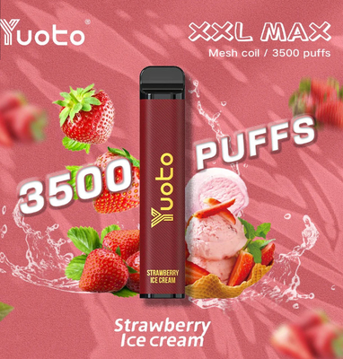 16 вкусов Yuoto XXL Макс 3500 сопят устранимый сок 1200mAh Vape 9.0ml e