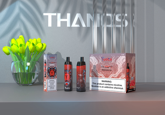 Катушка сетки кальяна 14ML 650mAh ручки слоек Yuoto Thanos 5000 никотина 5% с типом c