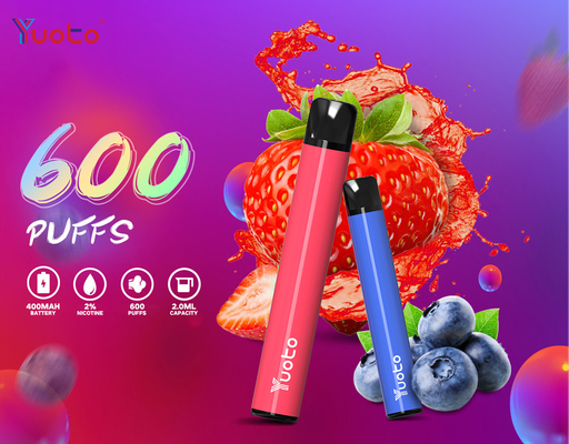 Сок Yuoto никотина 2ml e 2% плюс ручка Vape 600 слоек с аттестацией Tpd
