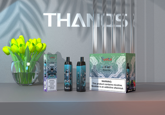 Емкость батареи ручки 650mAh Yuoto Thanos 5000puff перезаряжаемые Vape