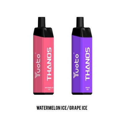 Msds слоек Vape 5000 сока thanos лед виноградины вапоризатора устранимых e Yuoto устранимый
