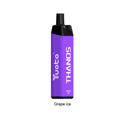 Msds слоек Vape 5000 сока thanos лед виноградины вапоризатора устранимых e Yuoto устранимый
