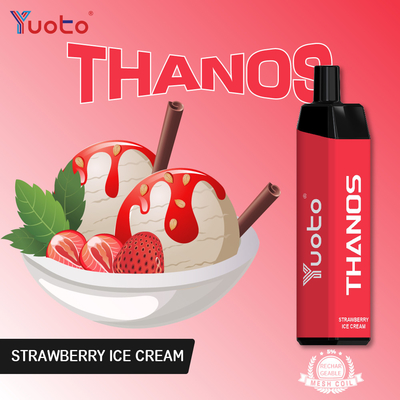 Сигареты 14ml 650mAh катушки e сетки UL PSE Yuoto Thnaos 5000puffs ROHS
