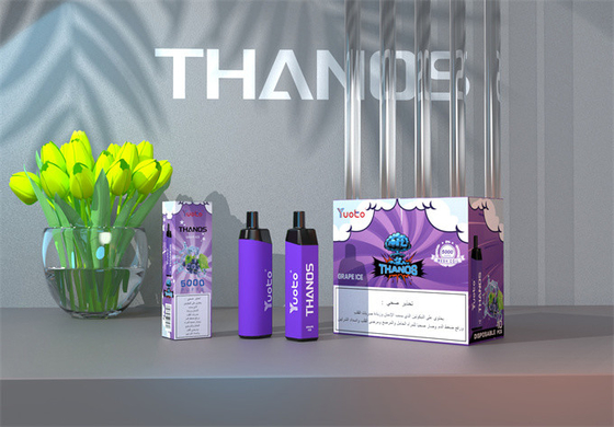 Тип c перезаряжаемые Yuoto Thanos 5000 сопит устранимое Vape 14ml e жидкостное 650mAh