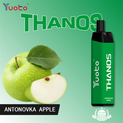 14ml Yuoto Thanos 5000 сопит устранимый тип c батареи Vape 650mAh перезаряжаемые