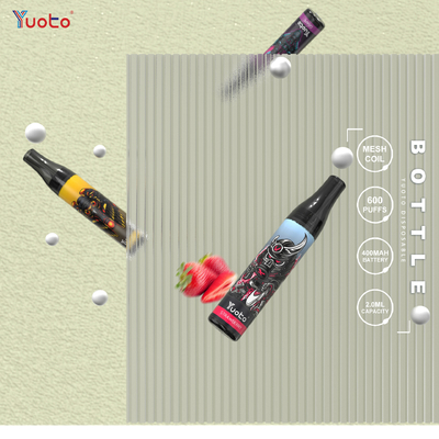 600 вкус Ecigarette плода Vape катушки сетки бутылки 2%Nic 2ml 400mAh Vape слоек устранимый