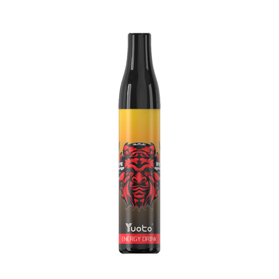 Сигареты оптовое 20mg 400mAh слоек 2ml устранимые e бутылки 600 напитка энергии Yuoto Vape катушки сетки