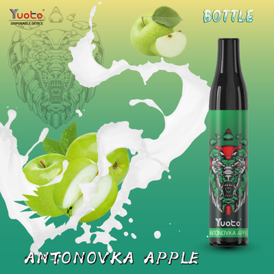 слойки Antonovka Яблоко 2ml бутылки 600 никотина 20mg Yuoto устранимых стручков сигарет e низкие