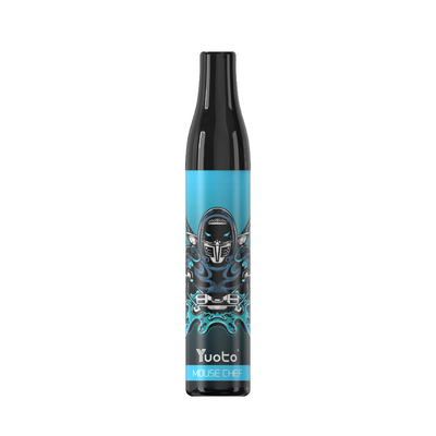Катушка сетки шеф-повара 2ml мыши слоек бутылки 600 Vapes никотина вапоризатора 20mg Yuoto устранимая