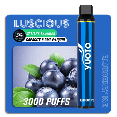 SS304 3000 сопит устранимый прибор сока стручка e сигареты ручки e слойки Vape Luscious