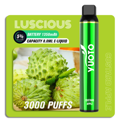 Ручка Vape Адвокатуры слойки вкуса плода ODM OEM, 8ml 3000 слойка Yuoto Luscious устранимое Vape