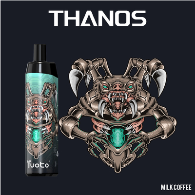 2023 сделанный слойкой плюс Yuoto Thanos 5000 сопит устранимая многократная цепь Ecig приправляет устранимую ручку Vape